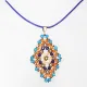 Symphony - Talia Rhombus M-Purple Leather - 2